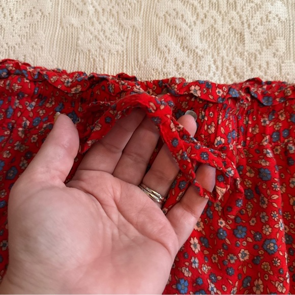 Zesica floral drawstring waist boho maxi skirt - Picture 5 of 11